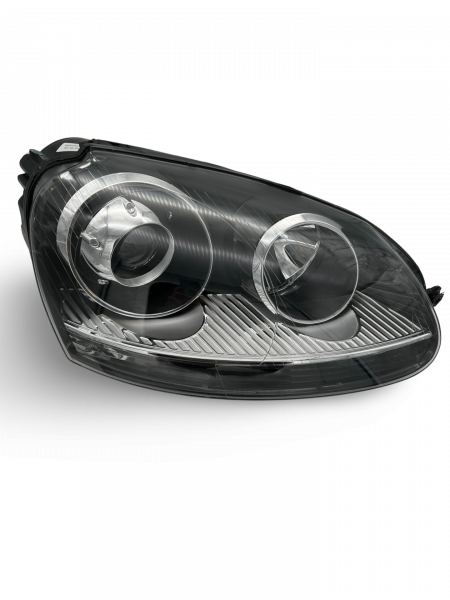 Upgrade Black/Chrom-Design Scheinwerfer für VW Golf 5 03-09 schwarz/chrom